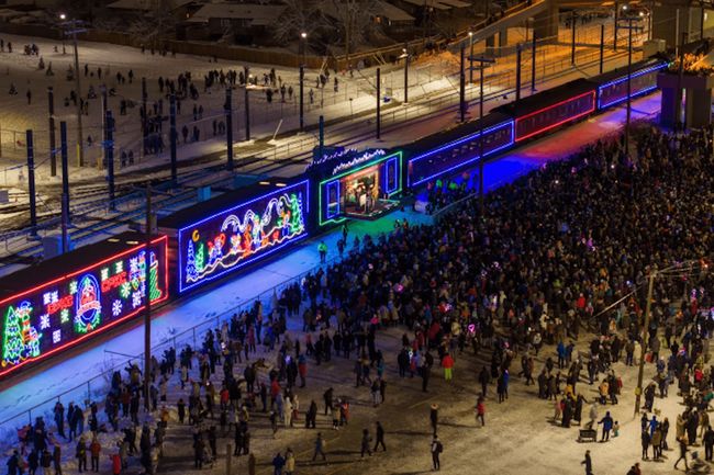 CPKC holiday train in ontario
